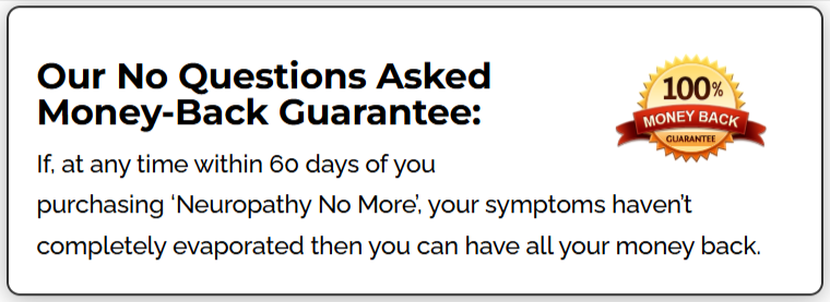 Neuropathy No More Money Back Guarantee